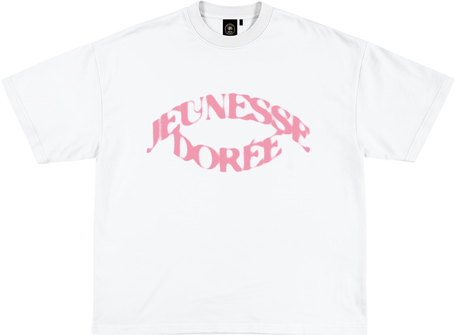 LE T-SHIRT - BLANC ET ROSE